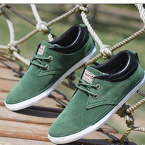 Brand Men Shoes Casual Lace Up Canvas Shoes Men