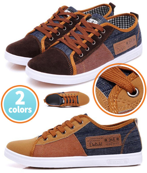  plimsolls canvas shoes men breathable Fashion patchwork men Shoes lace-up platform casual Shoes