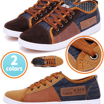  plimsolls canvas shoes men breathable Fashion patchwork men Shoes lace-up platform casual Shoes