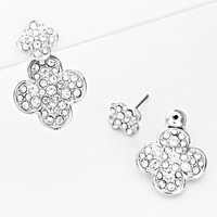 Christine Clover Double Earrings - Thumbnail 2