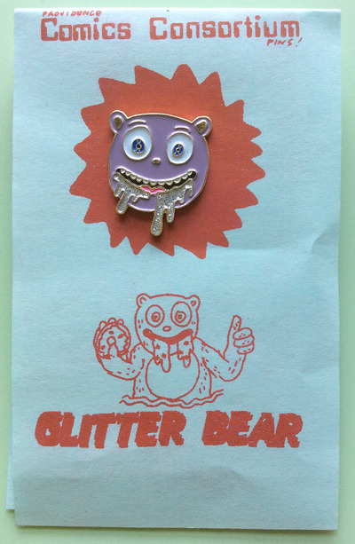 Glitter Bear Pin