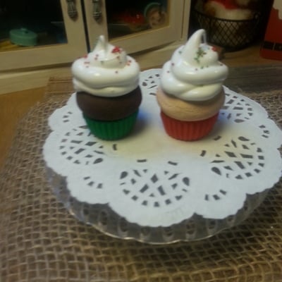 Christmas cupcakes