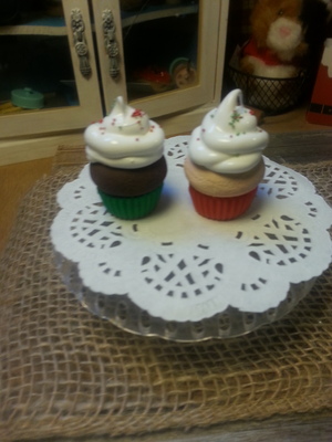 Christmas cupcakes