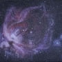 Orion Nebula 3"x4" Matte Sticker-2