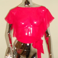 100% Silk Hot Pink Shirt - Thumbnail 1