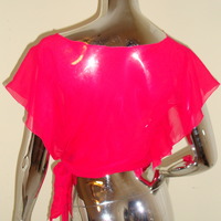 100% Silk Hot Pink Shirt - Thumbnail 2