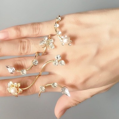 Flower garden ring set - Thumbnail 1