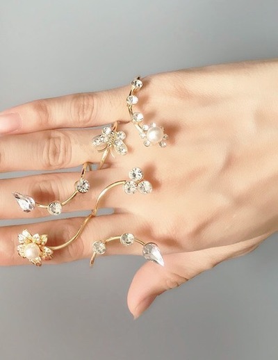 Flower Garden Ring set