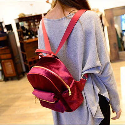 Velvet backpack