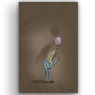 Banana man - print 11x17