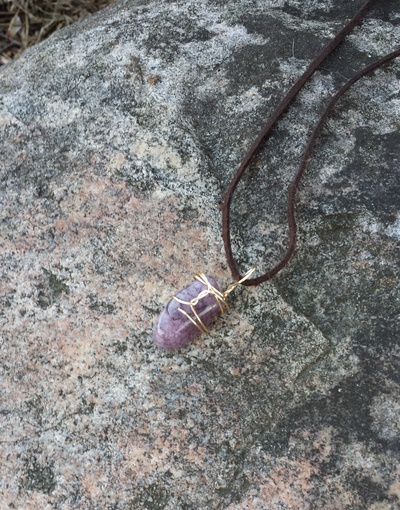 Amethyst Necklace (Smooth)