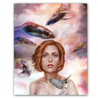 "whales and sparrows" print