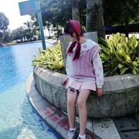 Harajuku Fashion Love Heart Fleece Sweater - Thumbnail 3