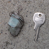 Green Calcite Pendant - Thumbnail 1