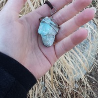 Green Calcite Pendant - Thumbnail 2