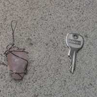 Rose Quartz Pendant (Rough) - Thumbnail 2