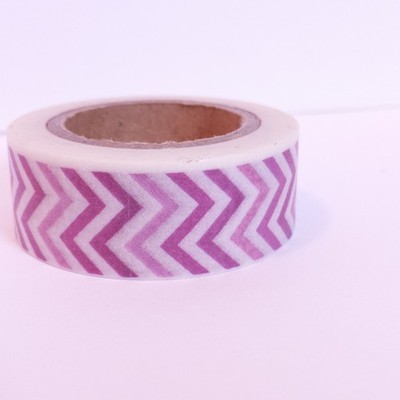Pink thin chevron washi  - Thumbnail 5