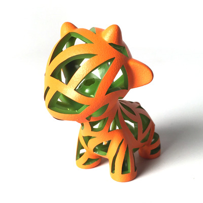 Orange and Green Raffy