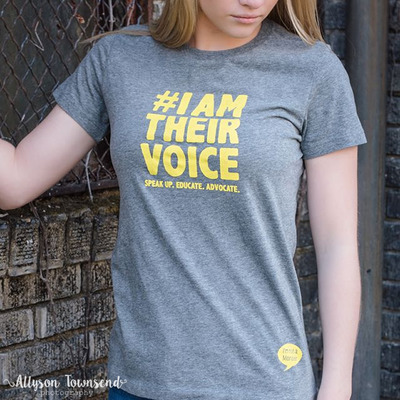 #IAMTHEIRVOICE - Women's Grey