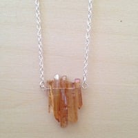 Luster Quartz Crystal Necklace - Thumbnail 1