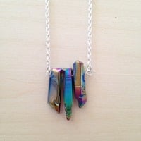 Luster Quartz Crystal Necklace - Thumbnail 1