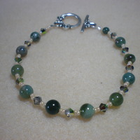 Jasper and Crystal Bracelet - Thumbnail 1