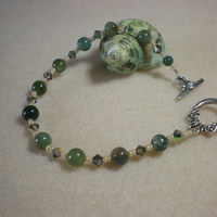 Jasper and Crystal Bracelet - Thumbnail 4