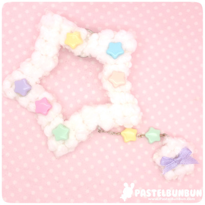 Fuzzy Star 2-Way Clip - Style 3