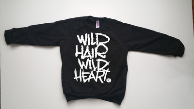Wild Hair Wild Heart Black sweatshirt