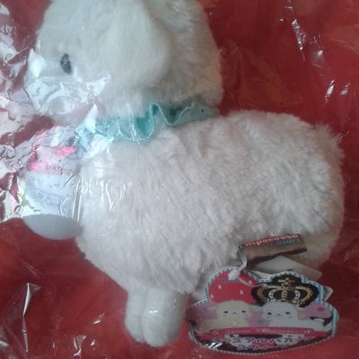 Amuse cute arpakasso white cake plush cute gift phone chain