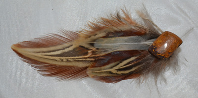 Custom Feathered Hair Clips