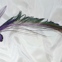 Custom Feathered Hair Clips - Thumbnail 2