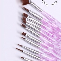 Nail Art Brush Set 12 Pieces!  - Thumbnail 1
