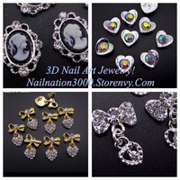 Nail Art 3D Alloy Nail Decorations Sets (reusable) LIST #1 - Thumbnail 1
