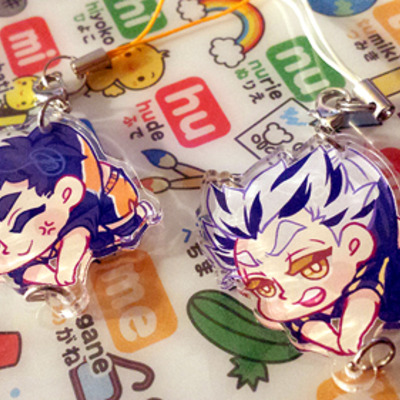 Haikyuu!! captains phone straps