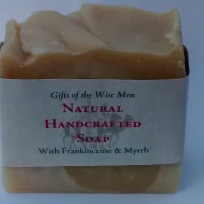Gifts of the wise men soap with frankincense & myrrh