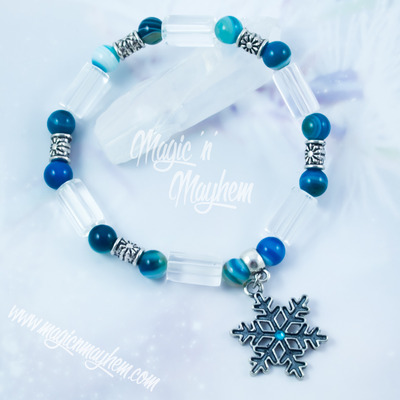 Icy snowflake bracelet