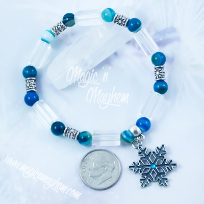 Icy snowflake bracelet
