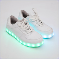 LIGHT UP SNEAKERS-WHITE - Thumbnail 1