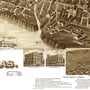 Laredo, Texas in 1892 - Bird's Eye View, Aerial Panorama, Vintage, Antique Map, Reproduction, Fine Art, Wall Art, History-3