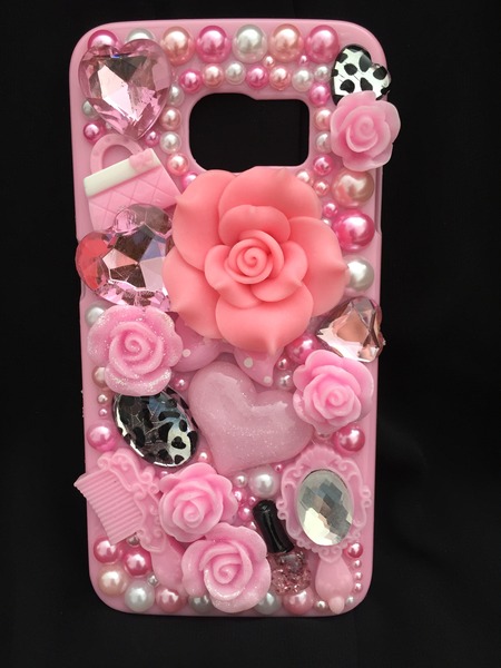Samsung S6 Edge Pink Diva case