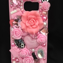 Samsung S6 Edge Pink Diva case