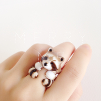 merryme Raccoon 3-piece Ring Set - Thumbnail 2