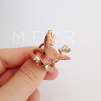 merryme Deer 3-piece Ring Set - Thumbnail 1