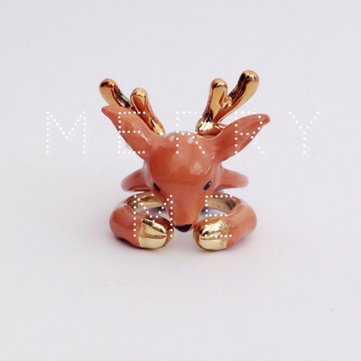 Merryme deer 3-piece ring set
