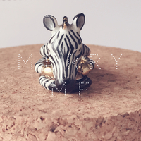 merryme Zebra 3-piece Ring Set - Thumbnail 1