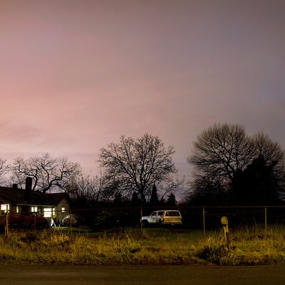Suburban light: federal way, wa, 2009 large print (22" x 17")