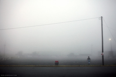 Truck Stop, North Carolina, 2009 large print (22" x 17")