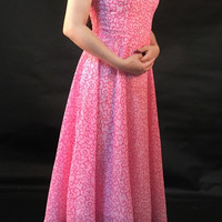 BM50 Aurora inspired dress disneybound disneybounding pink princess off shoulder - Thumbnail 1