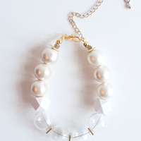 Japan Cotton Beads Glass Bracelet BL1025 - Thumbnail 1